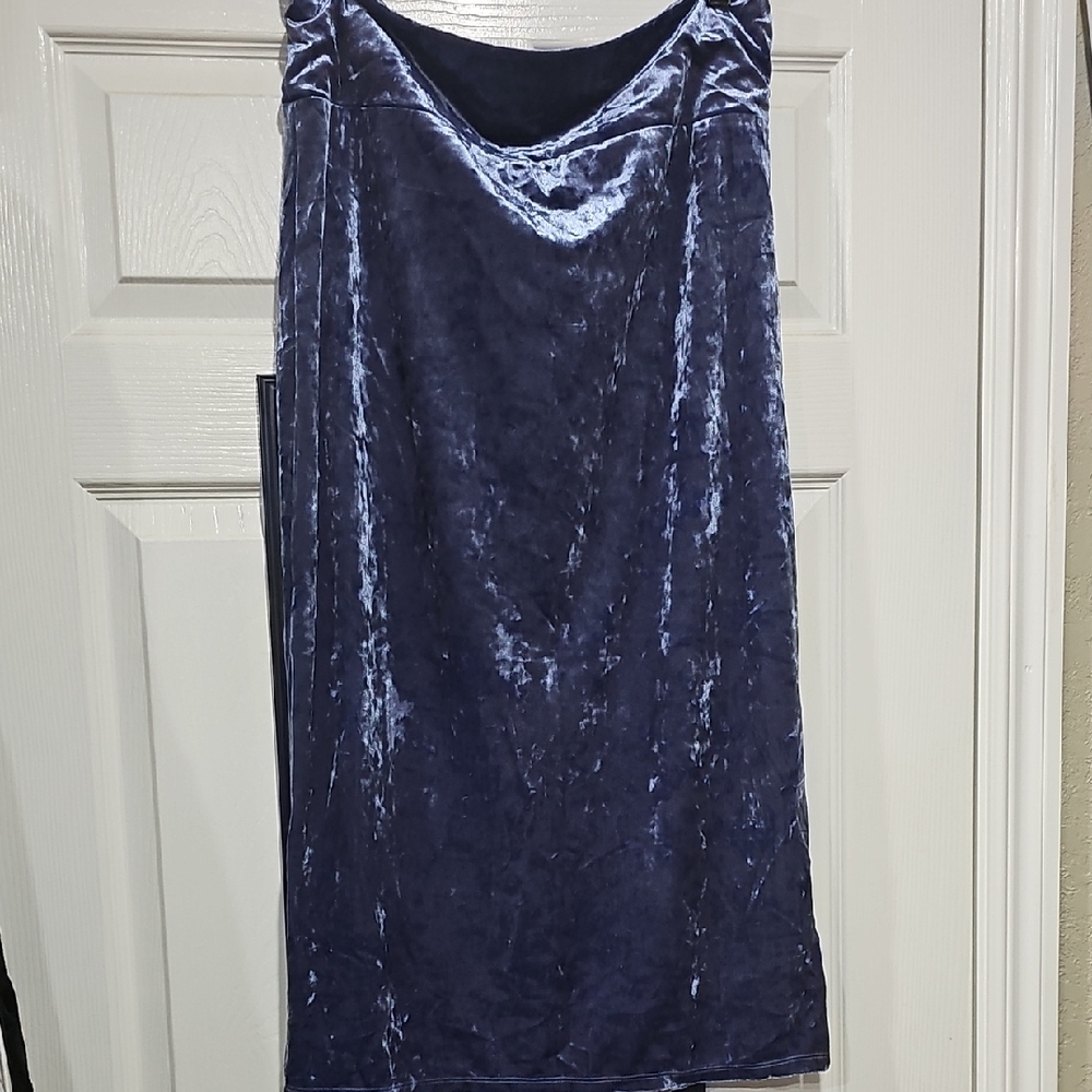 Velvet Periwinkle Blue Women’s Skirt, LuLaRoe